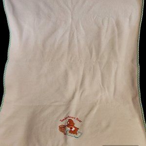 Care Bears Tender Heart Bear Vintage Baby Blanket